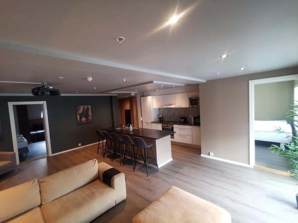 Apartmán Penthouse Bergen Exteriér fotografie